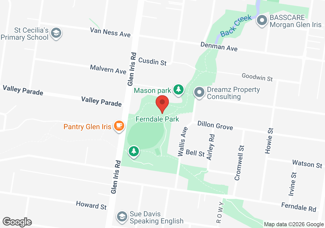 Location map of National Tree Day at Ferndale Park
