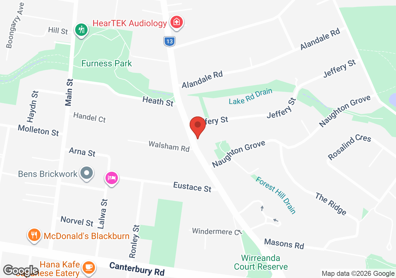 Location map of Tiny Tots Blackburn