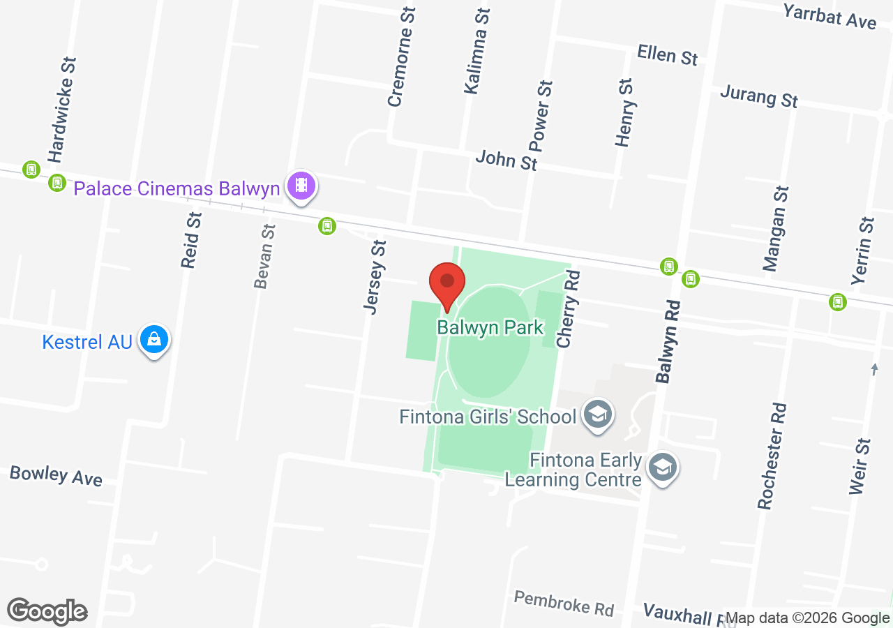 Location map of Community Conversations: Imagining stronger social cohesion in Boroondara