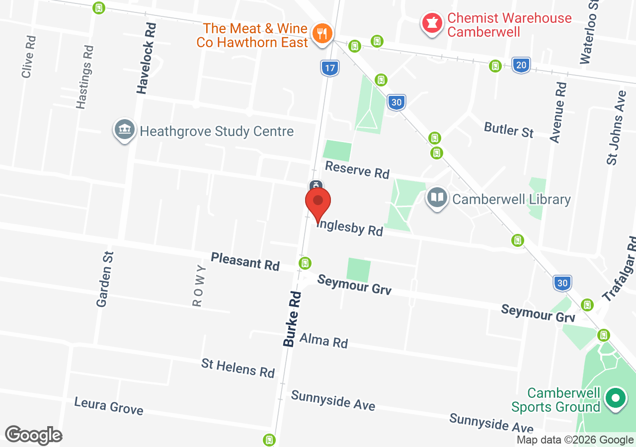 Location map of Bookish trivia night