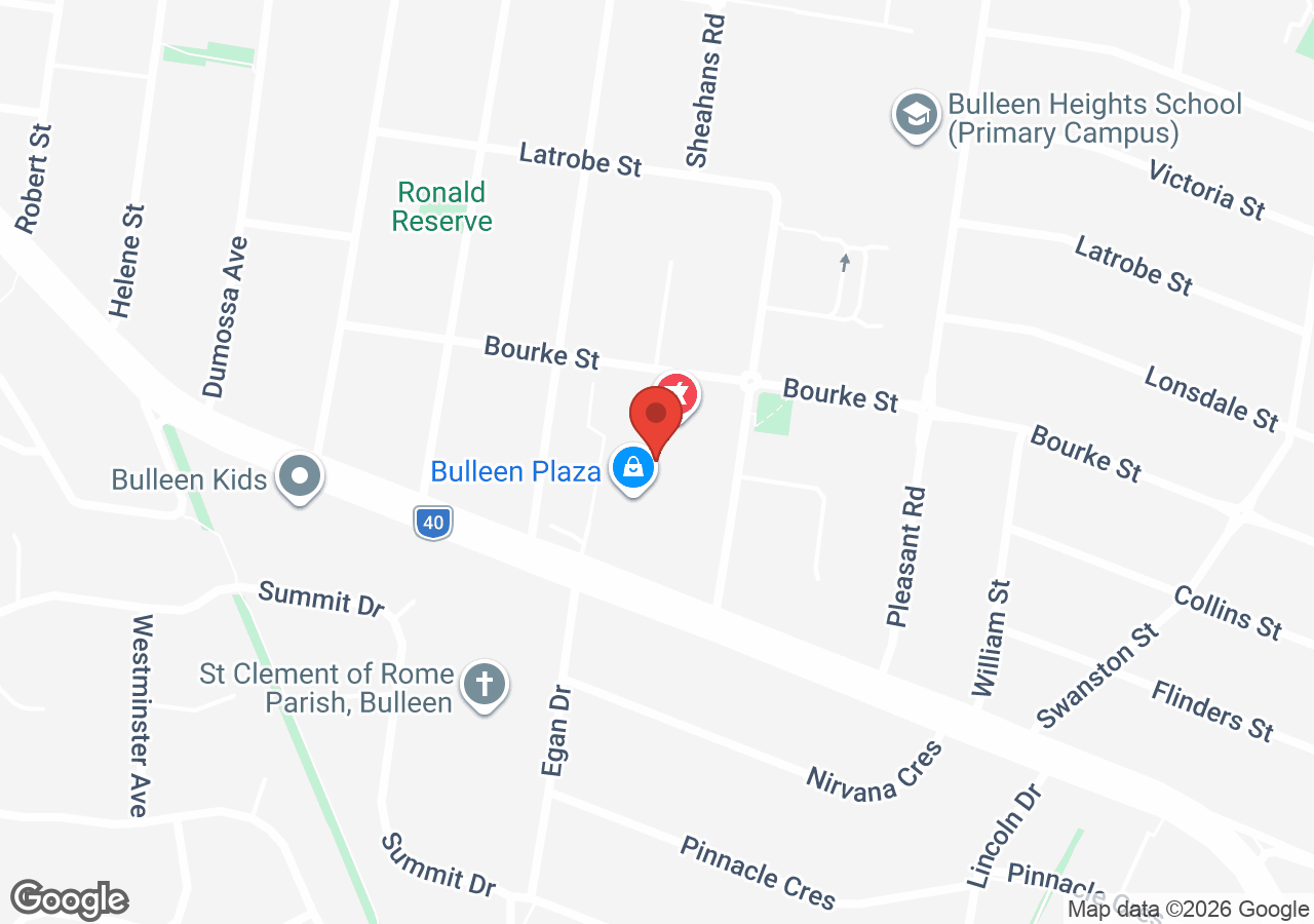 Location map of Preschool Storytime - Bulleen